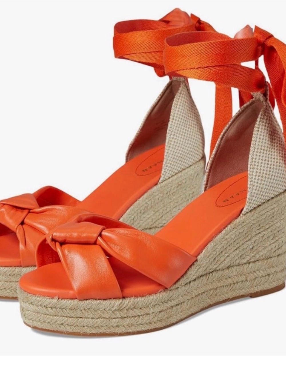 Cole Haan NIB Cloudfeel Hampton Espadrille Wedge Sandal Size 7.5